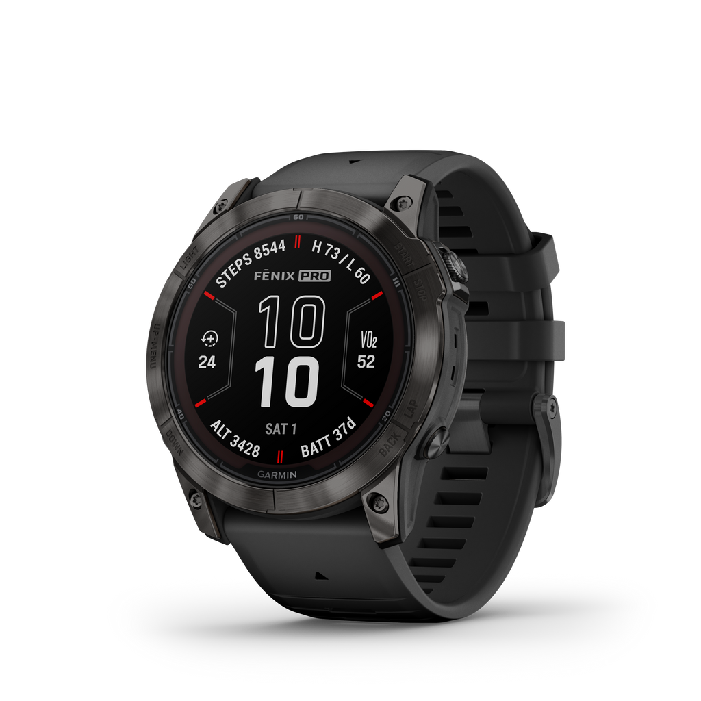Garmin Fenix 7X Pro Sapphire Solar Training Watch – Carbon Gray