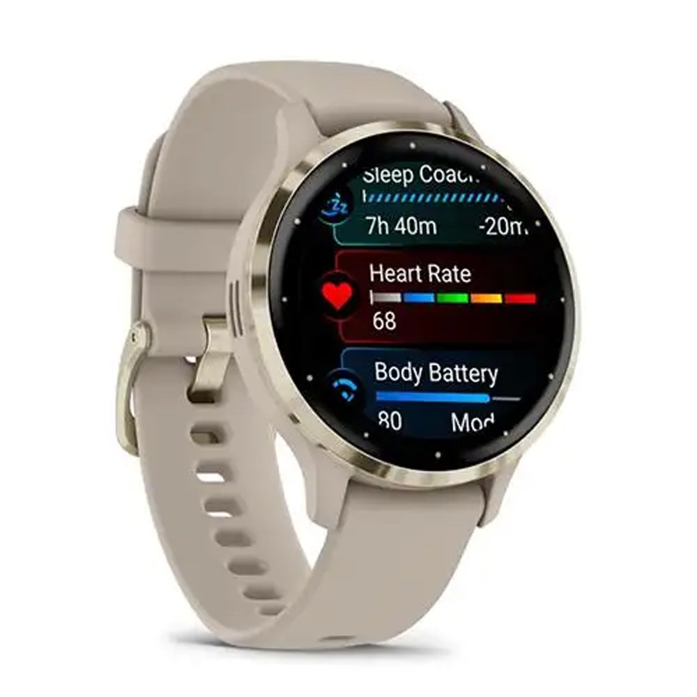 Montre d'entraînement Garmin Venu 3S – Soft Gold