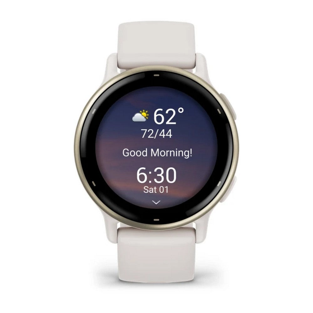 Montre d'entraînement Garmin Vivoactive 5 - Ivoire