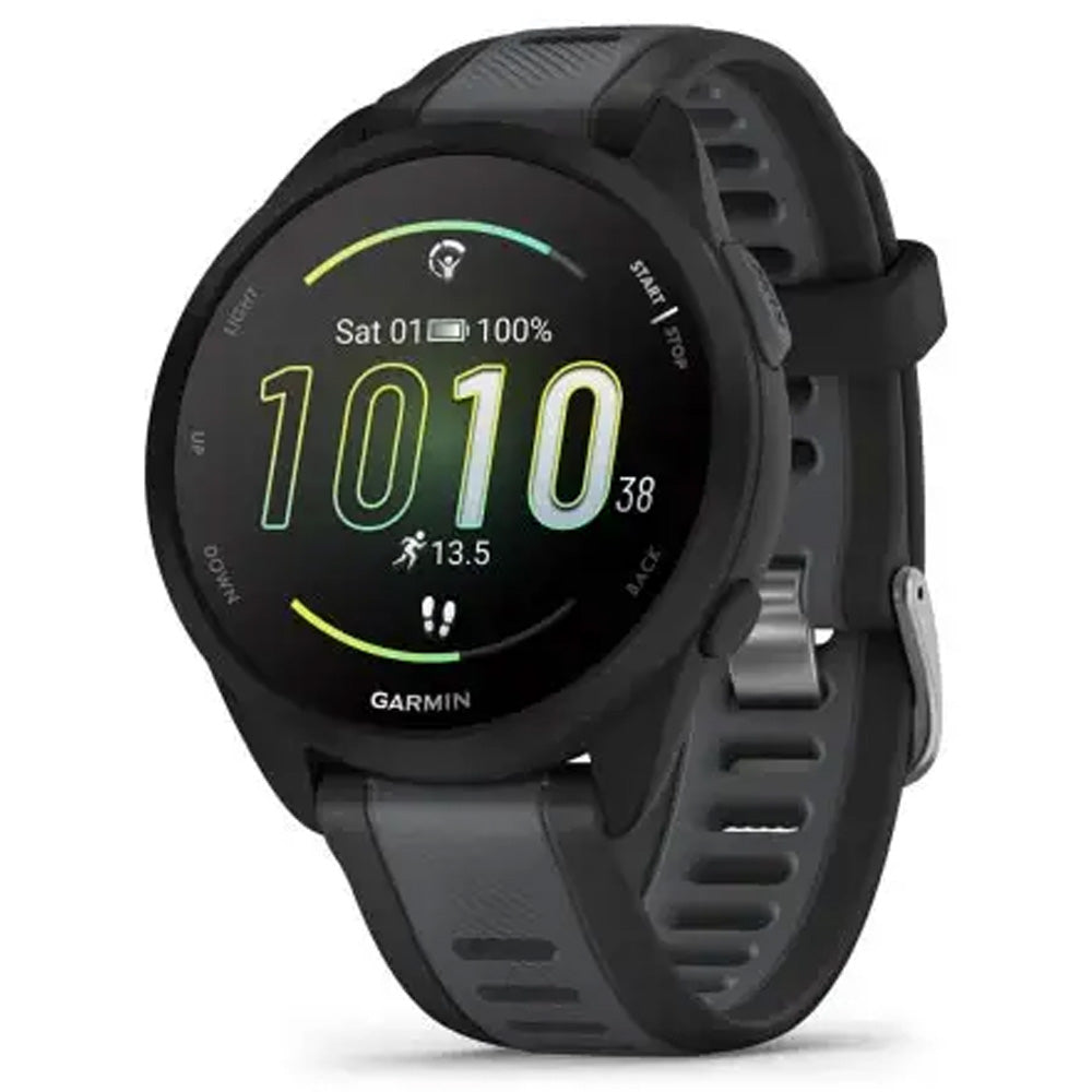 Montre d'entraînement Garmin Forerunner 165 – Noir et gris