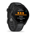Montre d'entraînement Garmin Forerunner 165 – Noir et gris