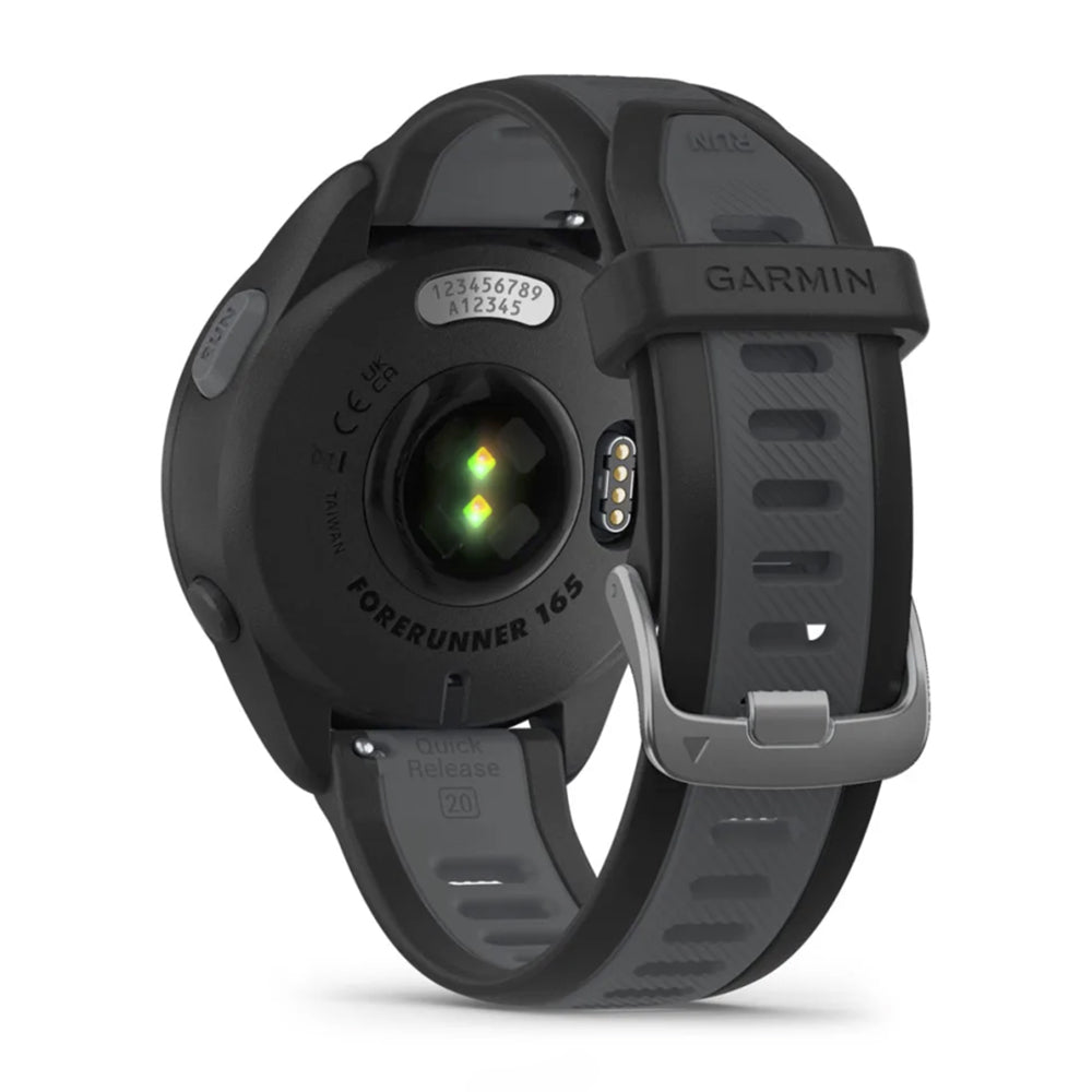 Montre d'entraînement Garmin Forerunner 165 Music – Noir et gris
