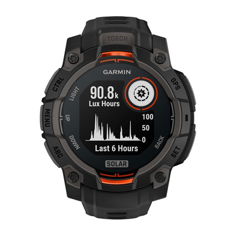 Montre d'entrainement Garmin Instinct 3 45 mm – Solar Black