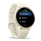 Montre d'entrainement Garmin vivoactive 6 - Gold Bone