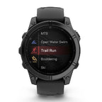 Montre d'entraînement Garmin Fenix E 47 mm – Slate Gray