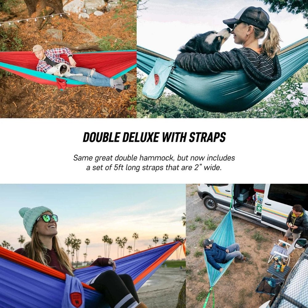 Hamac double avec sangles de suspension Grand Trunk