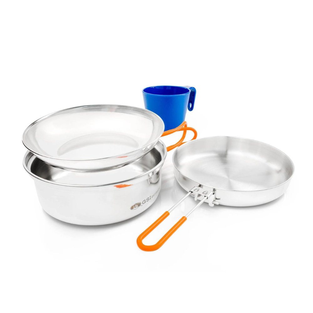 GSI Glacier Stainless 1-Person Mess Kit