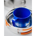 GSI Glacier Stainless 1-Person Mess Kit