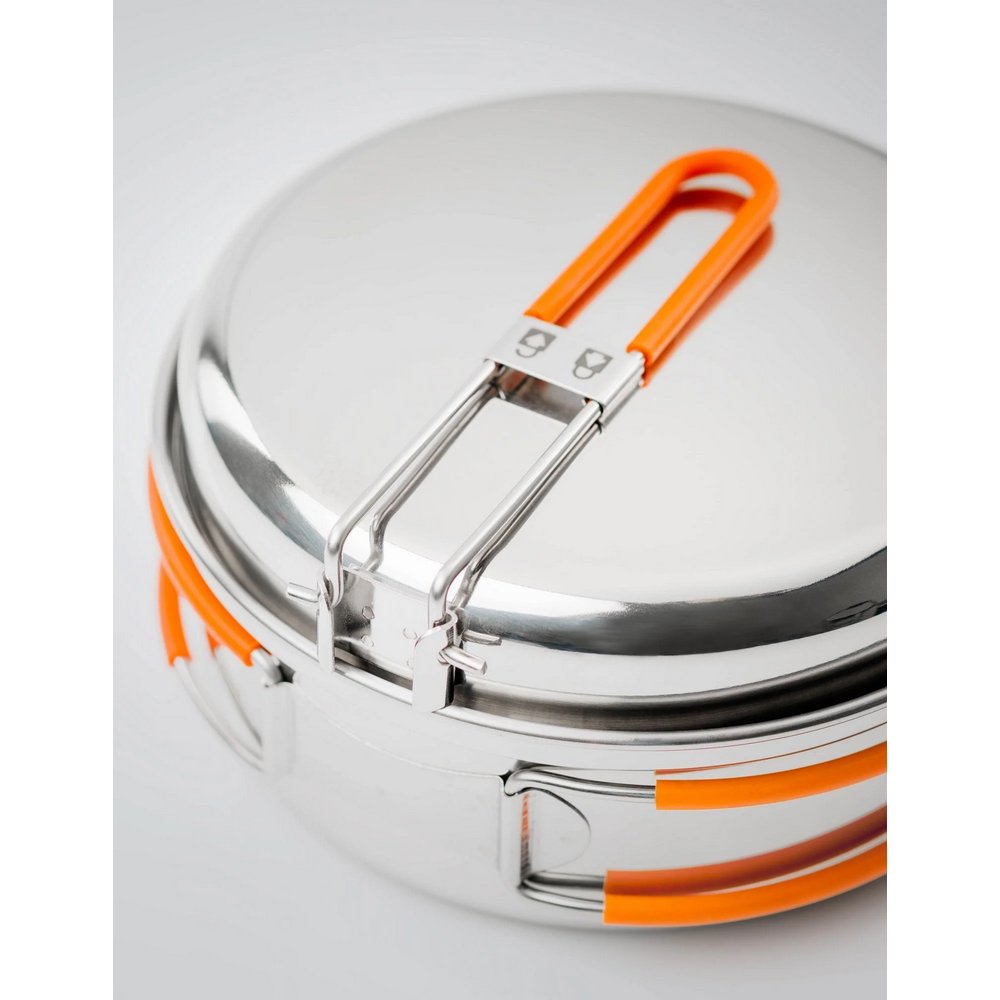 GSI Glacier Stainless 1-Person Mess Kit
