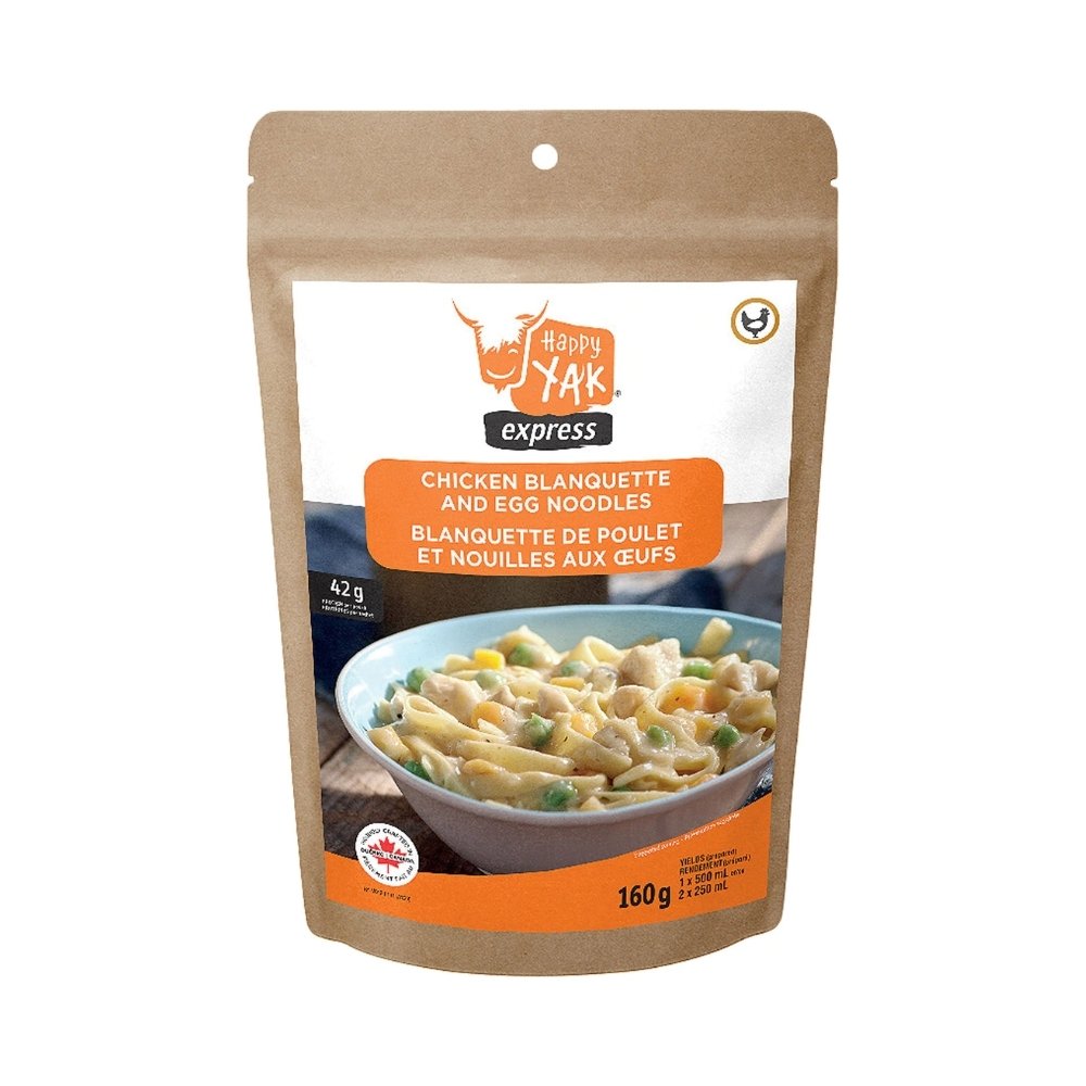 Chicken Blanquette and Egg Noodles - Happy Yak Freeze-Dried Meals