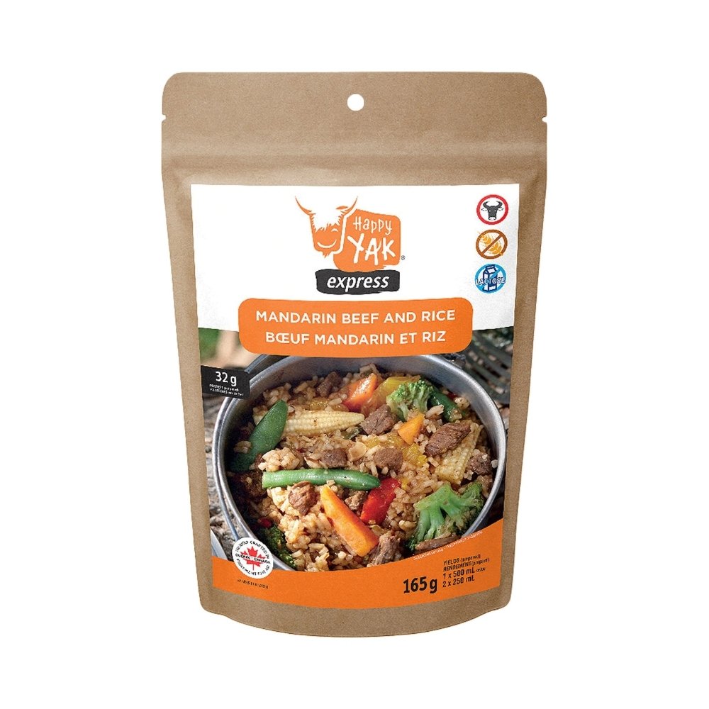 Mandarin Beef and Rice - Happy Yak Freeze-Dried Meals
