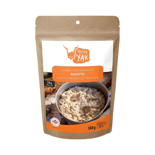 Mushroom & Cheese Risotto - Happy Yak Freeze-Dried Meals