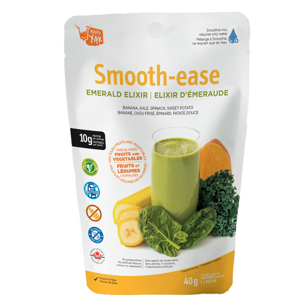 Happy Yak Smooth-Ease Smoothie – Emerald Elixir