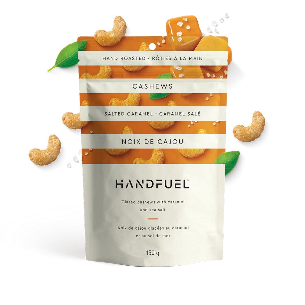 Collation santé Handfuel Noix de cajou au caramel salé