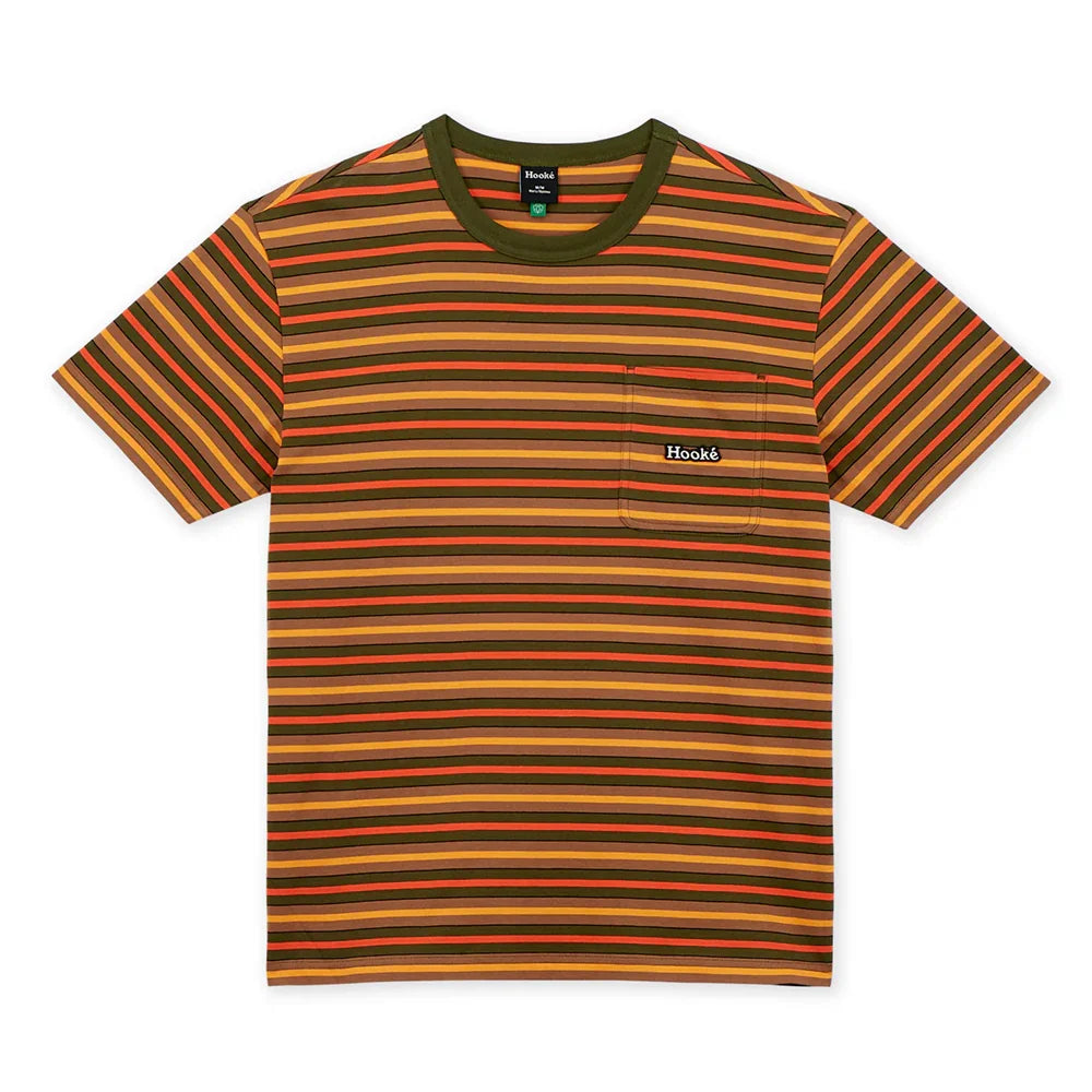 T-shirt Hooké Sun Stripes Pocket (hommes)