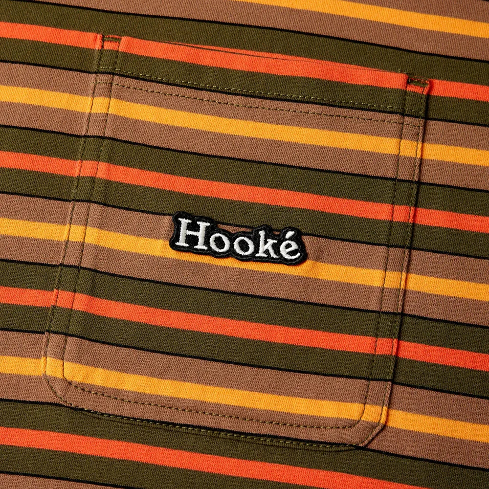 T-shirt Hooké Sun Stripes Pocket (hommes)
