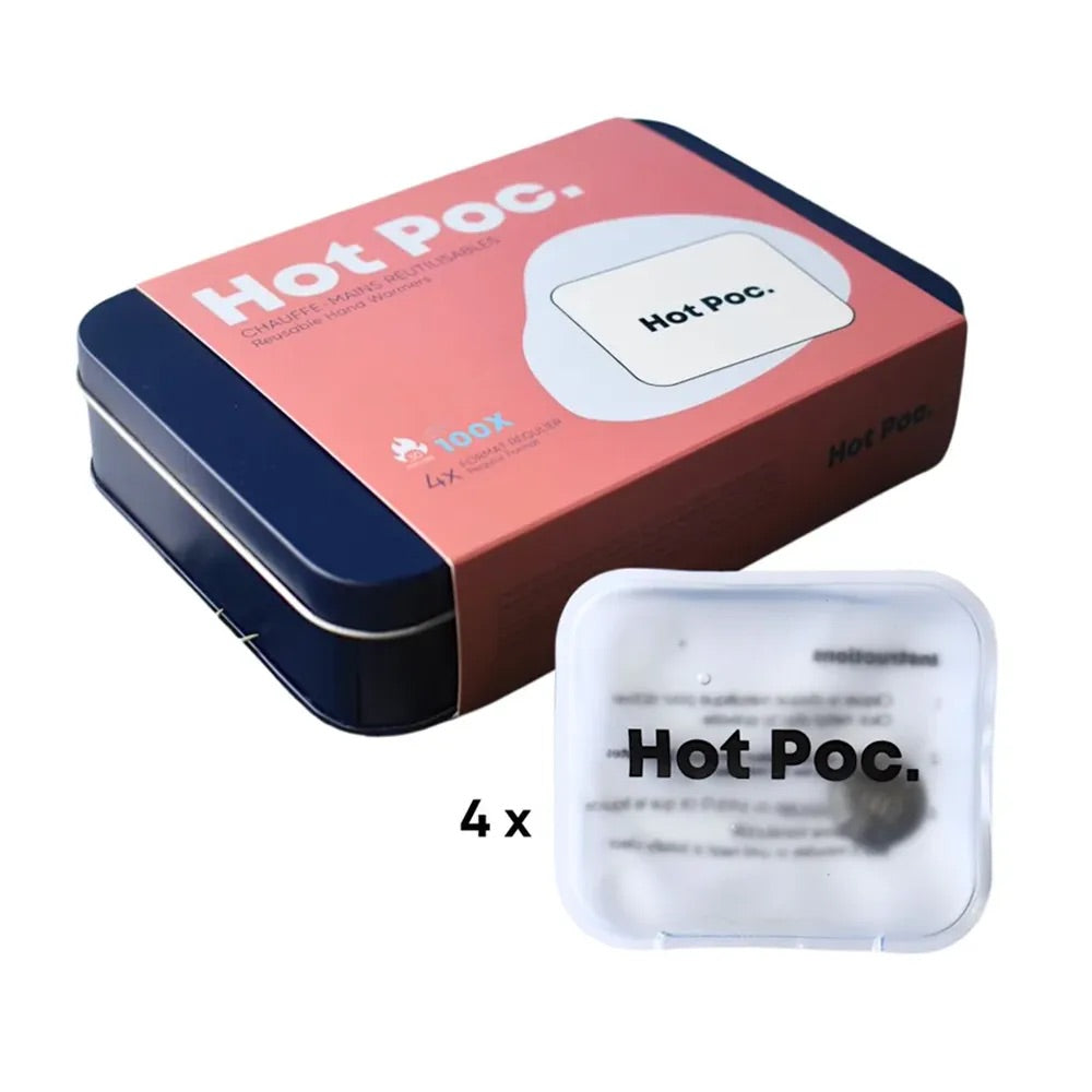 Paquet de 4 chauffe-mains réutilisables Hot Poc Régulier