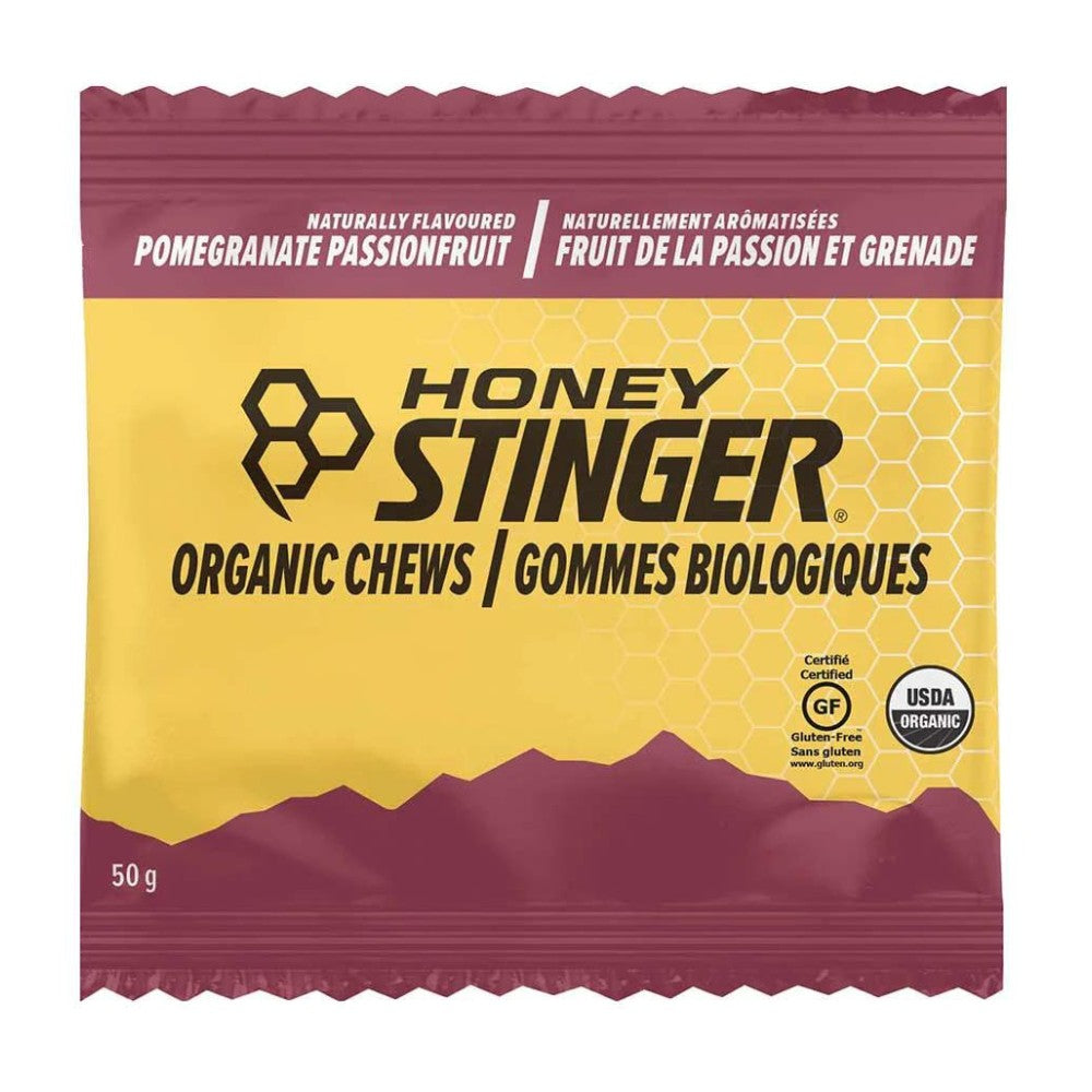 Friandise énergétique biologique Honey Stinger Grenade et fruit de la passion