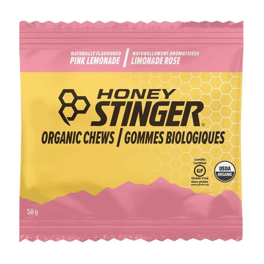 Friandise énergétique biologique Honey Stinger Limonade rose