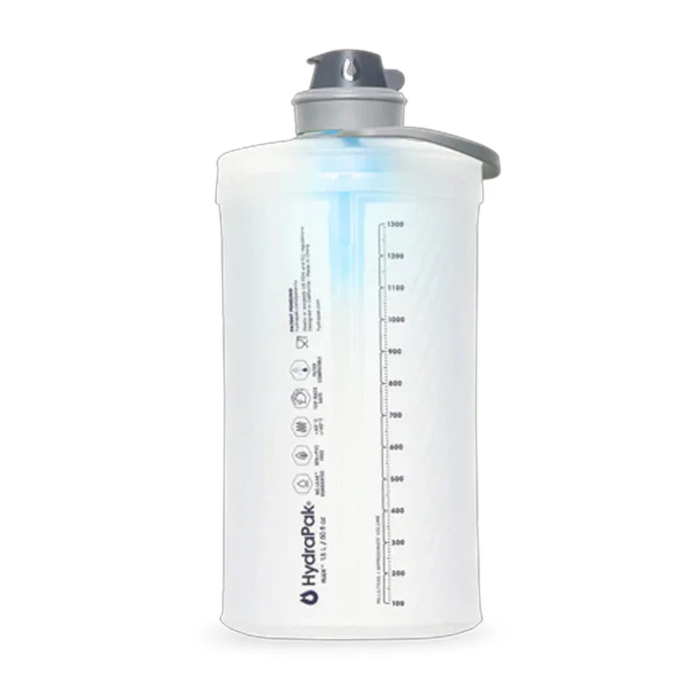 HydraPak Flux+ 1.5 L Soft Bottle with Filtration System
