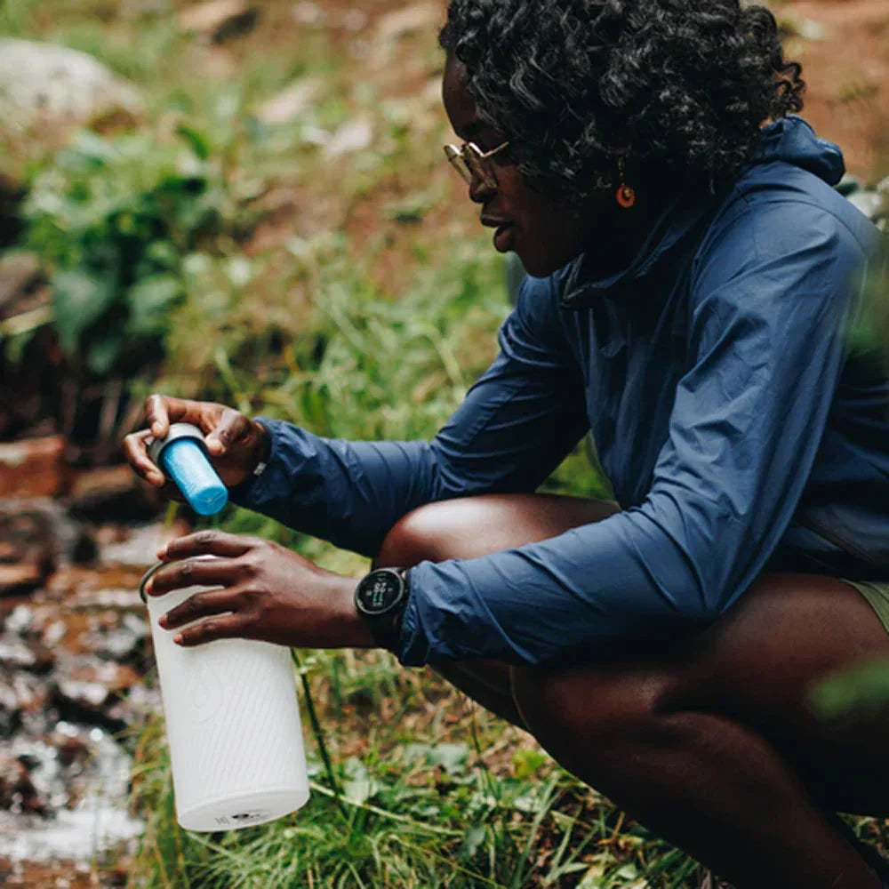 HydraPak Flux+ 1.5 L Soft Bottle with Filtration System