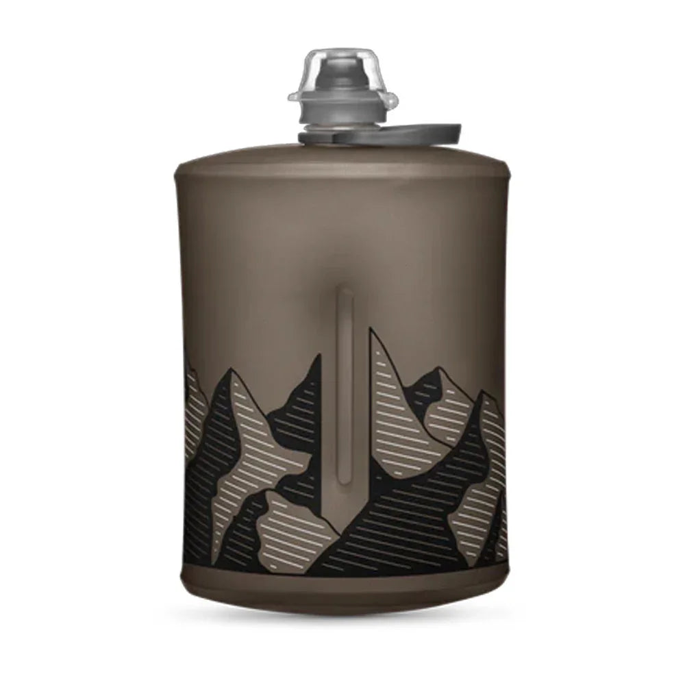 Bouteille souple compressible HydraPak Stow 1 L - Mammoth Grey