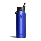 Bouteille isolée à goulot large Hydro Flask Lightweight avec Flex Straw Cap – 946 ml