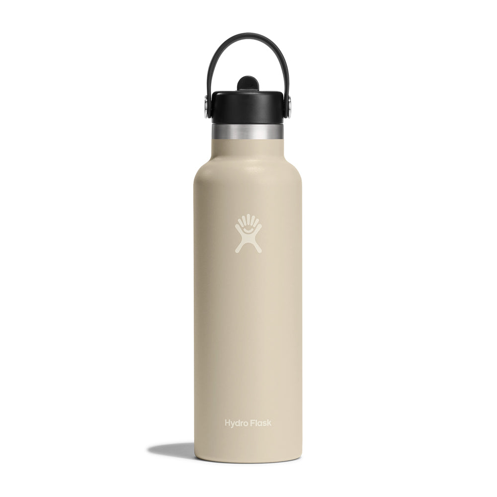 Bouteille à goulot standard Hydro Flask avec capuchon Flex Straw 621 ml