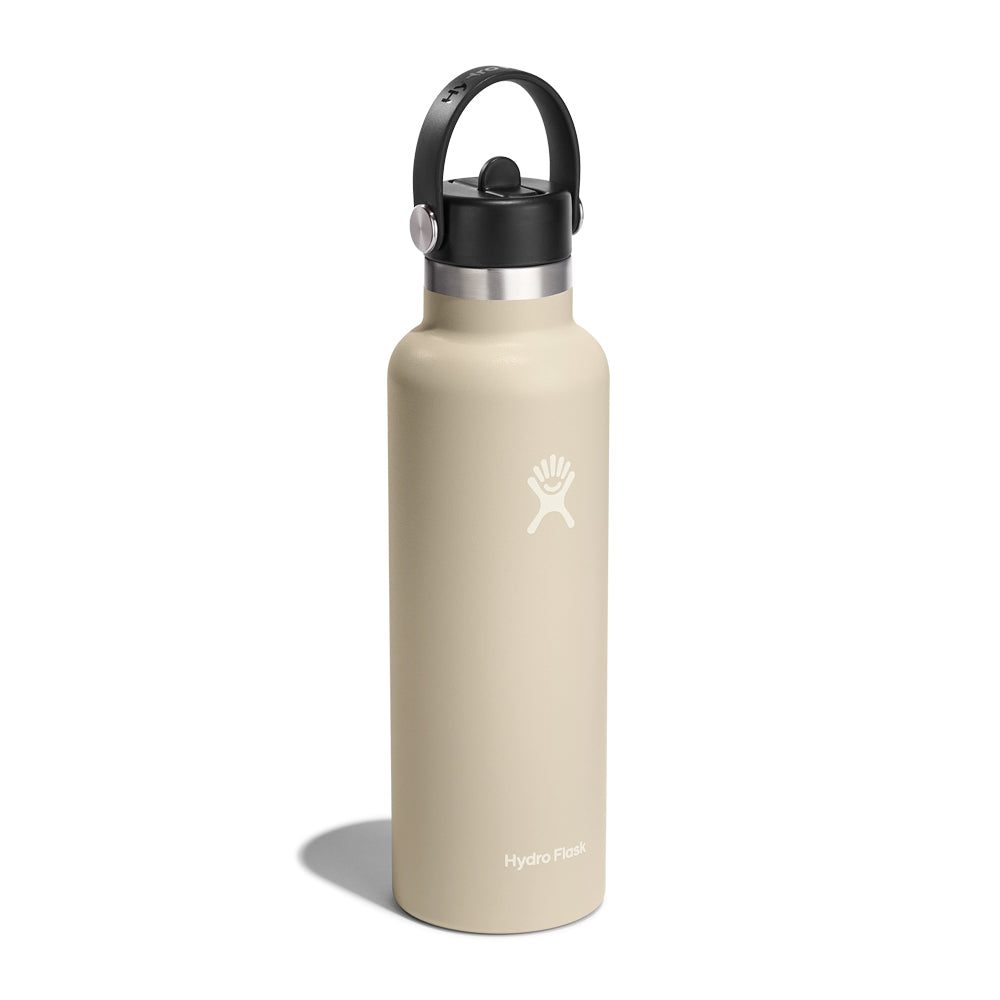 Bouteille à goulot standard Hydro Flask avec capuchon Flex Straw 621 ml