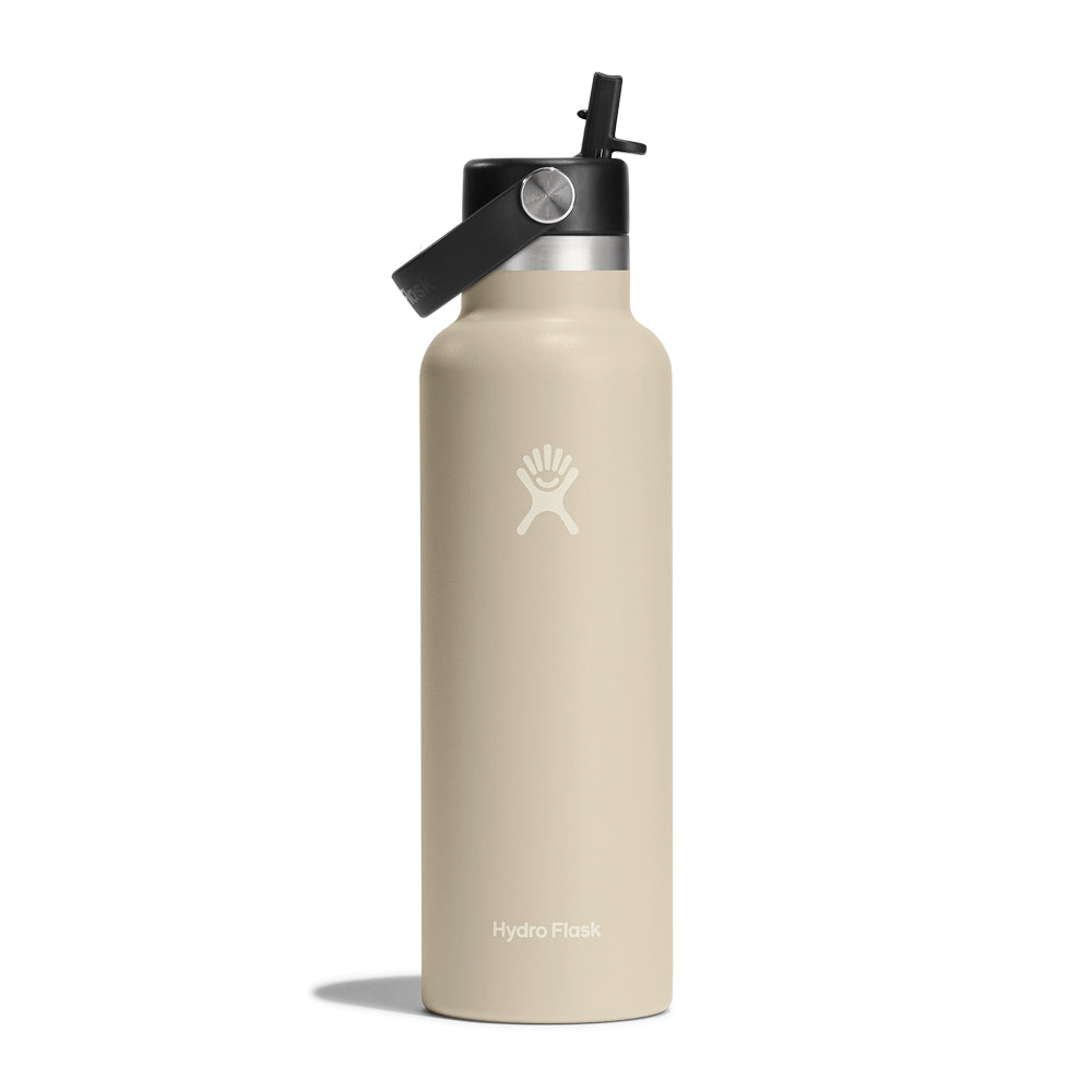 Bouteille à goulot standard Hydro Flask avec capuchon Flex Straw 621 ml