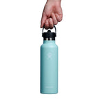 Bouteille à goulot standard Hydro Flask avec capuchon Flex Straw 621 ml