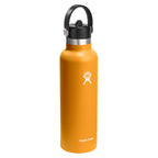 Bouteille à goulot standard Hydro Flask avec capuchon Flex Straw 621 ml