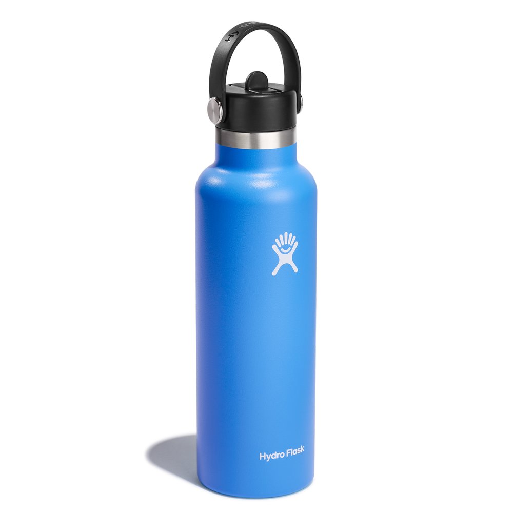 Bouteille à goulot standard Hydro Flask avec capuchon Flex Straw 621 ml