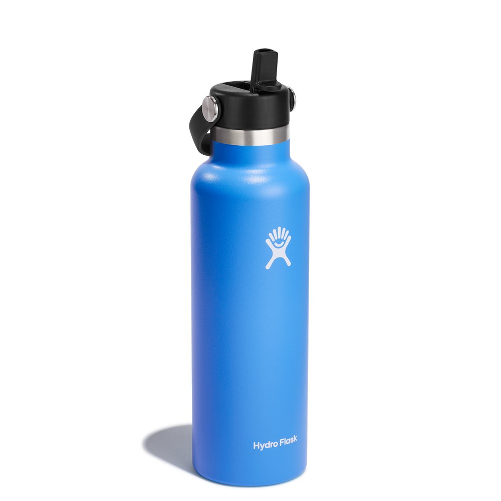 Bouteille à goulot standard Hydro Flask avec capuchon Flex Straw 621 ml