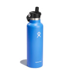 Bouteille à goulot standard Hydro Flask avec capuchon Flex Straw 621 ml