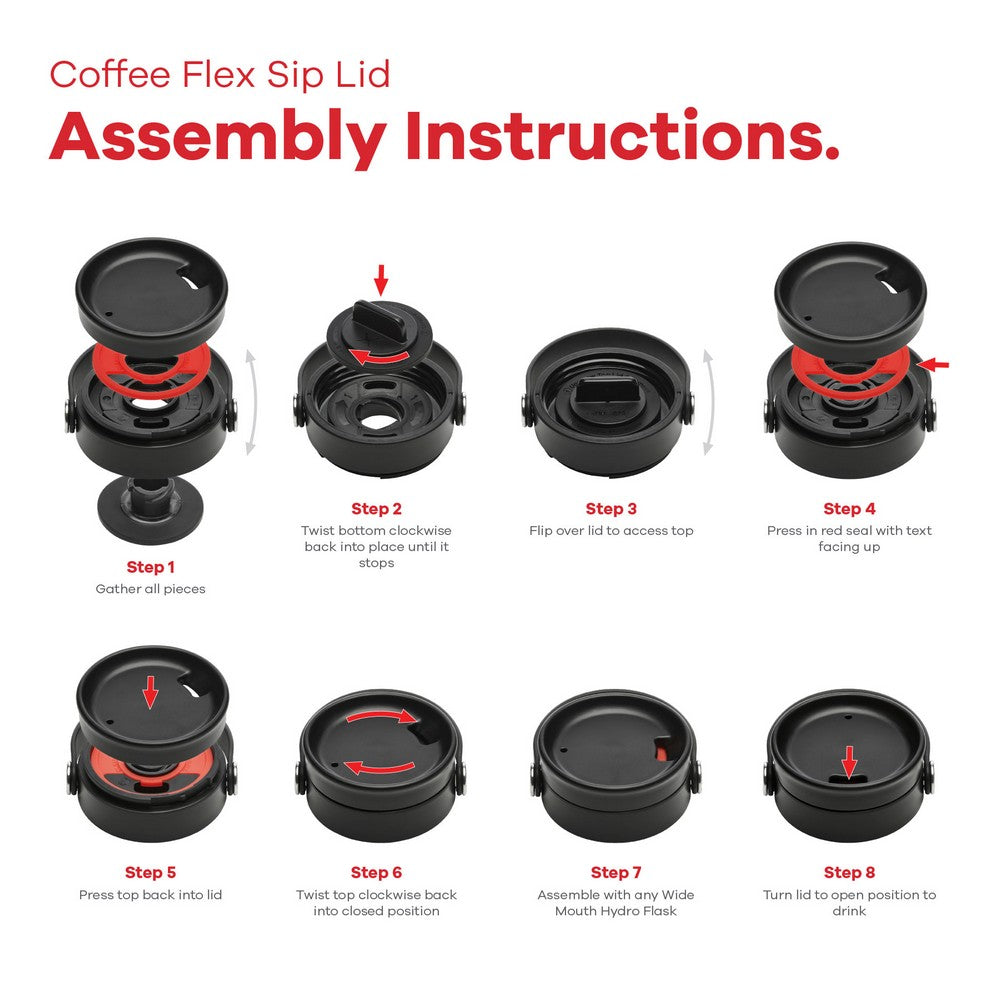 Hydro Flask Coffee Wide Mouth Flex Sip Insulated Bottle 592 ml