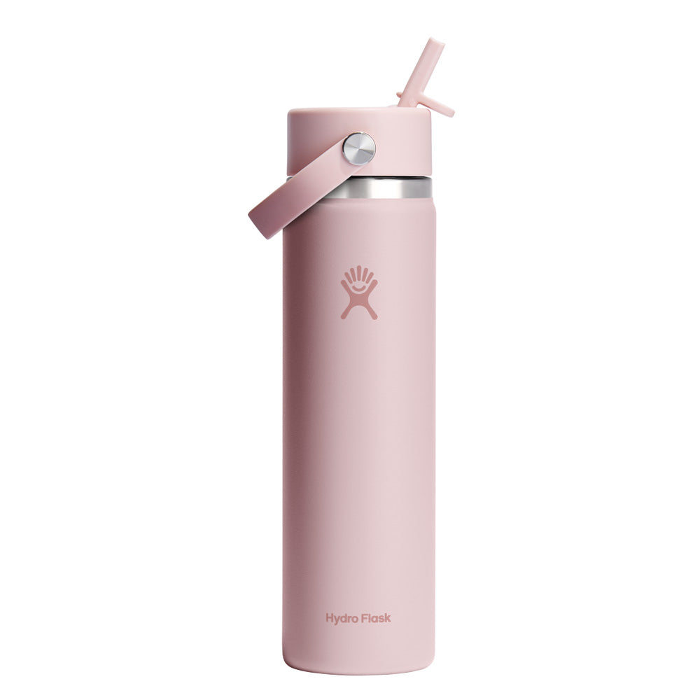 Bouteille isolée à goulot large Hydro Flask Monochrome Flex Straw Cap – 710 ml