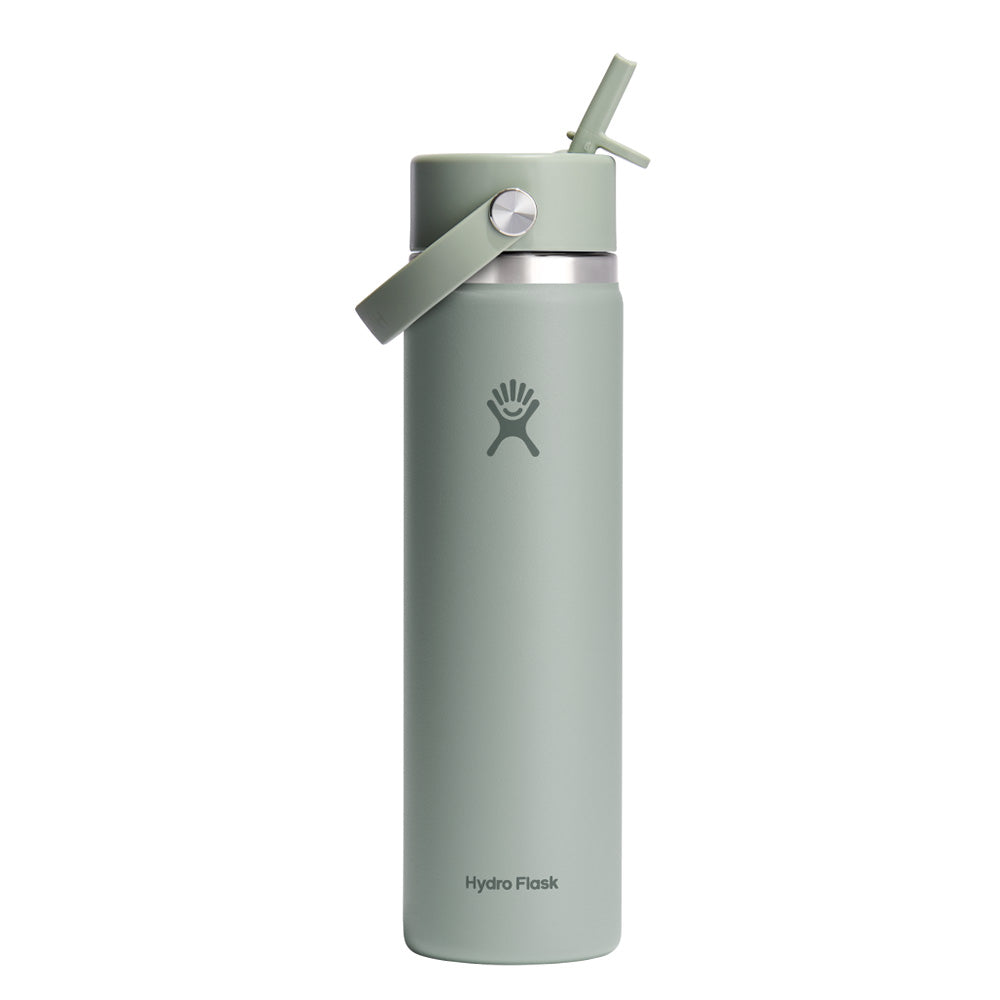 Bouteille isolée à goulot large Hydro Flask Monochrome Flex Straw Cap – 710 ml