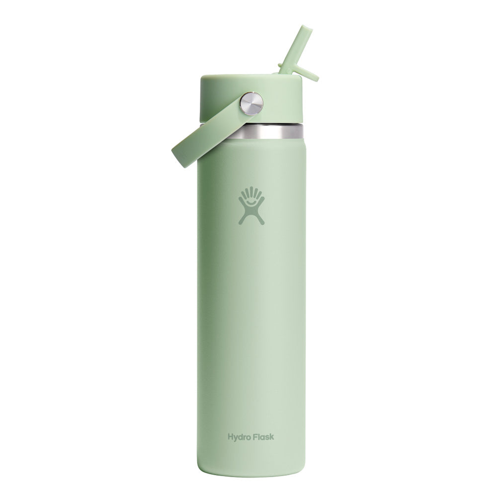 Bouteille isolée à goulot large Hydro Flask Monochrome Flex Straw Cap – 710 ml