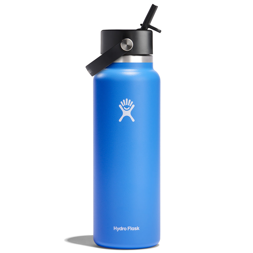 Bouteille à grand goulot Hydro Flask Flex Straw 1,18 L