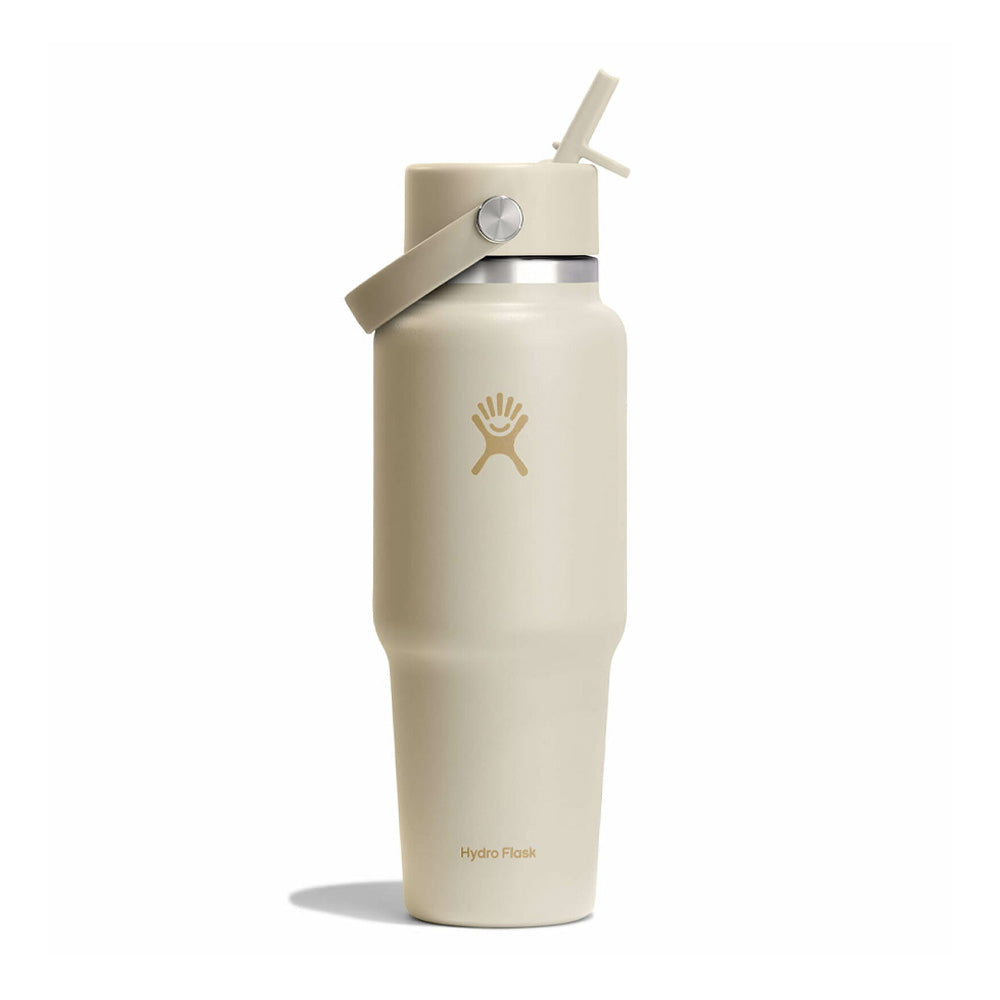 Bouteille isolée à goulot large hydroflask Straw Travel 946 Ml