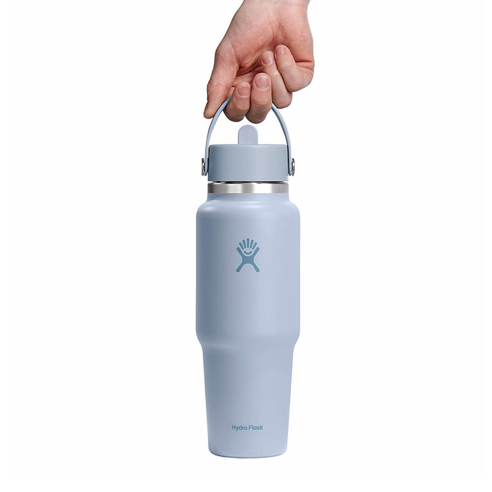 Bouteille isolée à goulot large hydroflask Straw Travel 946 Ml