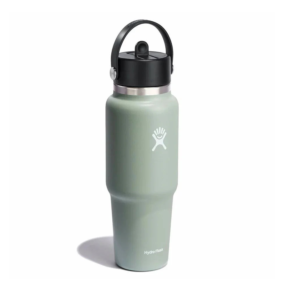 Hydro Flask Wide Mouth Insulated Travel Bottle with Straw Lid 946 ml