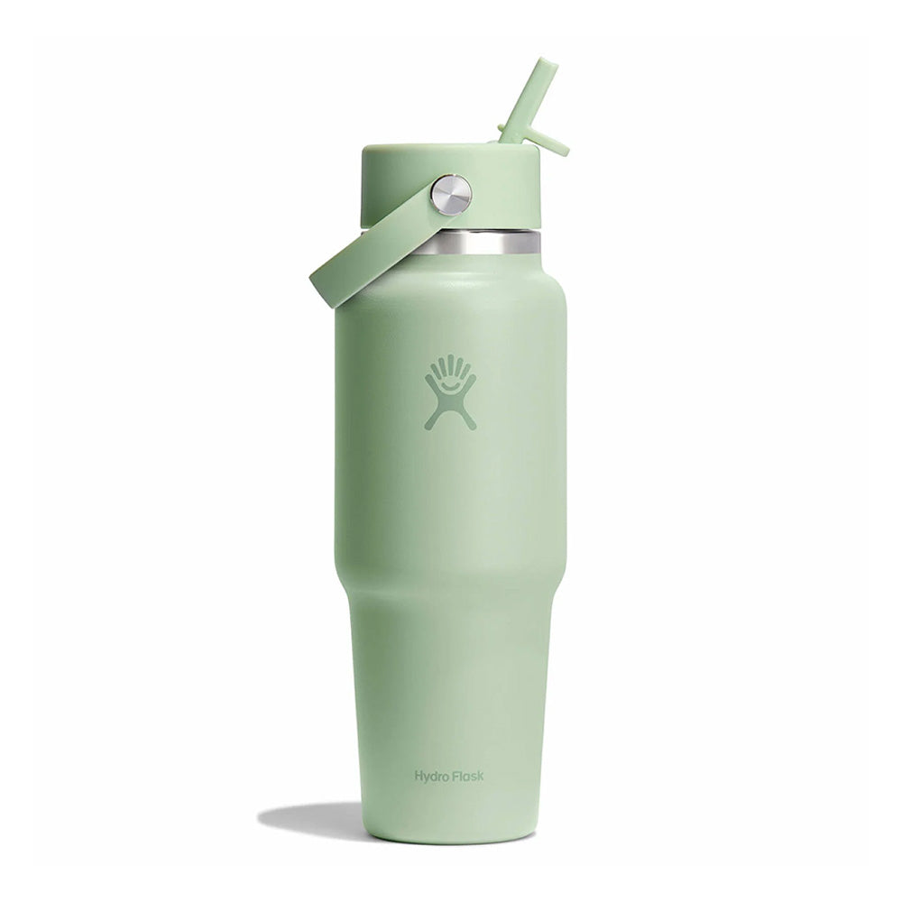 Bouteille isolée à goulot large hydroflask Straw Travel 946 Ml