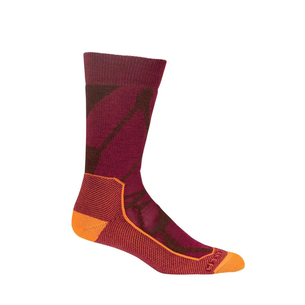 Icebreaker W's Hike+ Medium Crew Fractured Landscape Socks