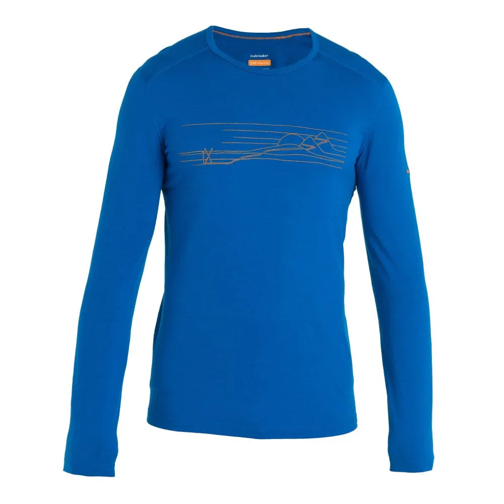 Chandail Icebreaker 200 Oasis Ski Stripes (hommes)