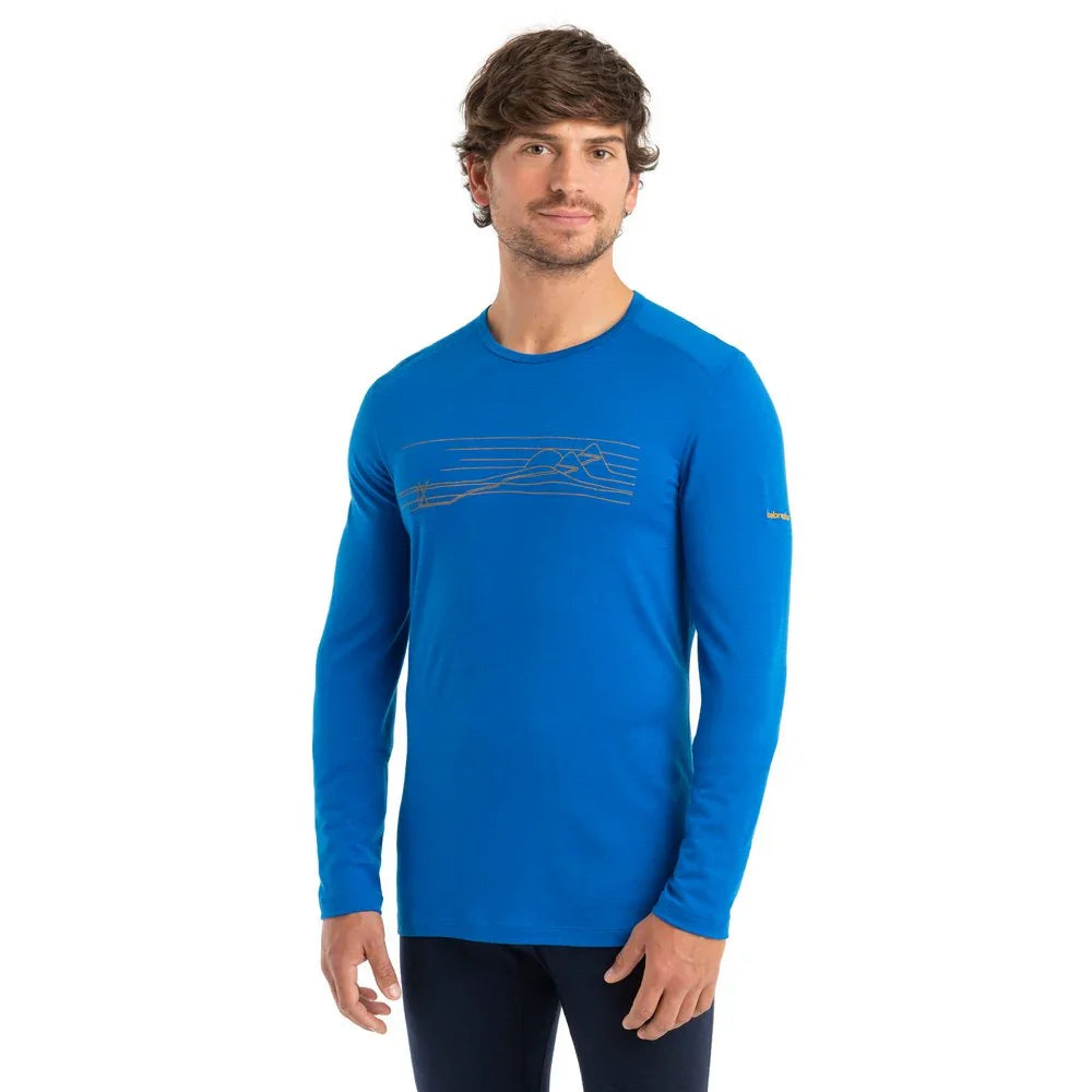 Chandail Icebreaker 200 Oasis Ski Stripes (hommes)