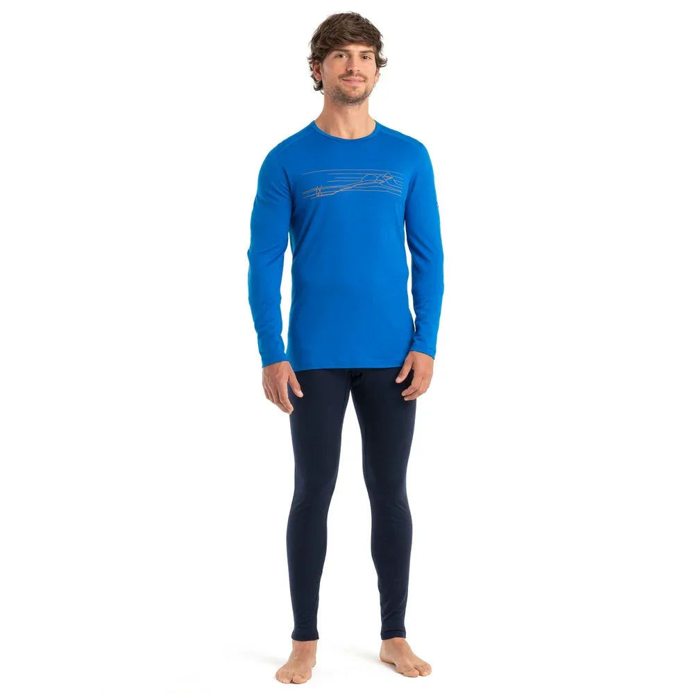 Chandail Icebreaker 200 Oasis Ski Stripes (hommes)