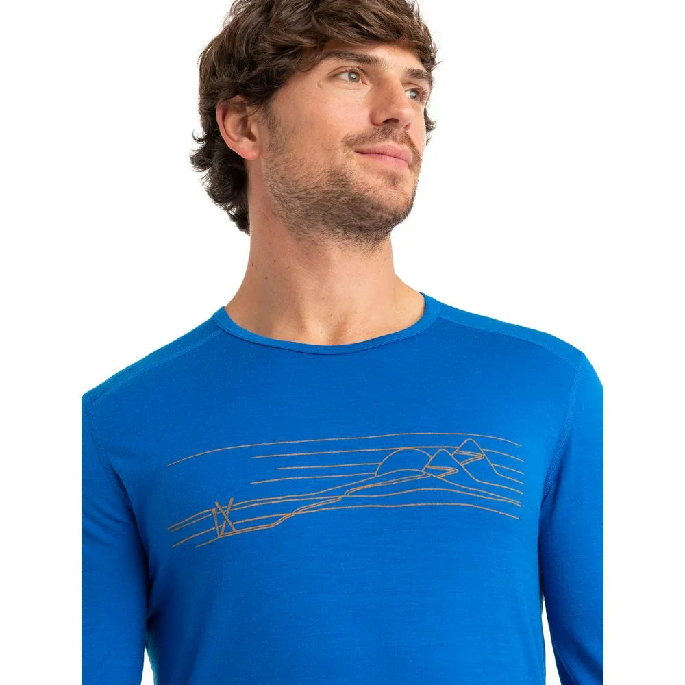 Chandail Icebreaker 200 Oasis Ski Stripes (hommes)