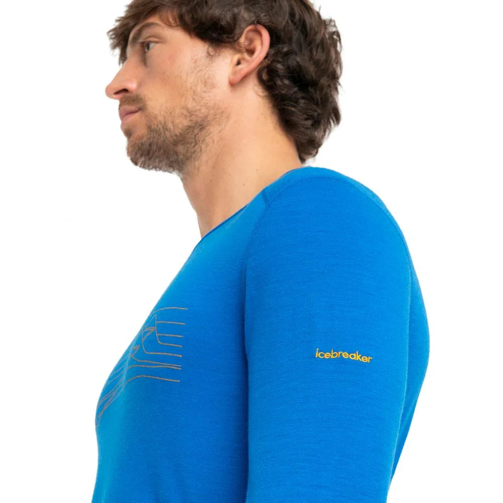 Chandail Icebreaker 200 Oasis Ski Stripes (hommes)